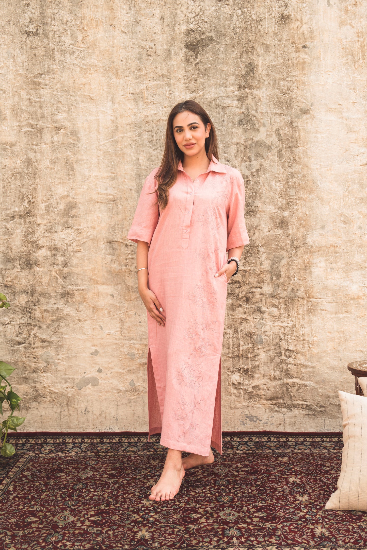 "Lychee Blossom" Maxi Dress